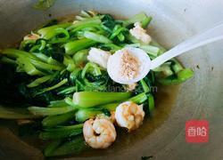 虾仁油菜的做法图解10