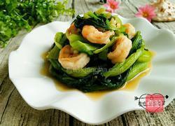 虾仁油菜的做法图解12
