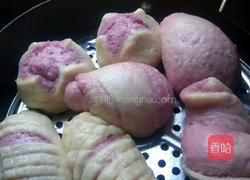 紫薯馒头的做法图解6