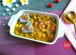 咖喱牛肉爱心饭的做法图解12