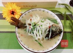 鲫鱼萝卜丝汤的做法图解8