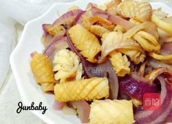 鱿鱼炒洋葱的做法图解11