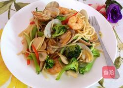 海鲜意粉的做法图解9