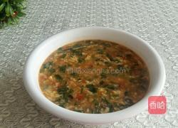 菠菜拌汤的做法图解10