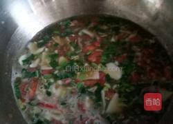 羊肉汆面片的做法图解8