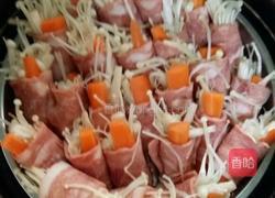 培根卷金针菇的做法图解3