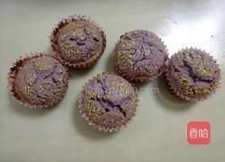 紫薯芝麻马芬的做法图解8