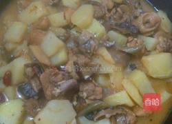 香菇土豆炖鸡块的做法图解9