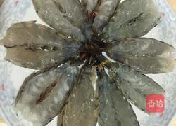 蒜沫九节虾的做法图解3