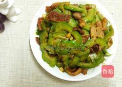 凉瓜炒肉的做法图解5