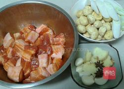 板栗红烧肉的做法图解4