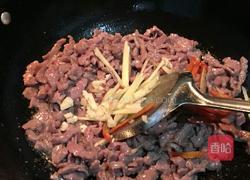牛肉炒萝卜丝的做法图解4