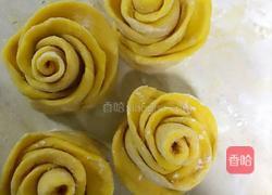 南瓜馒头玫瑰花的做法图解6