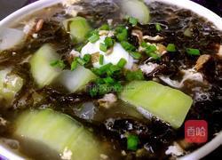 冬瓜紫菜虾皮蛋花汤的做法图解3