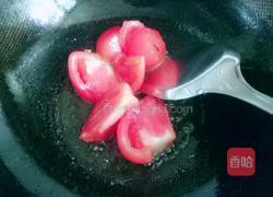 西红柿蘑菇鸡蛋炒青菜的做法图解4