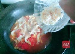 西红柿蘑菇鸡蛋炒青菜的做法图解9