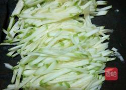 清炒葫芦丝的做法图解2