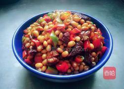 辣炒黄豆烧肉的做法图解12