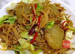 家乡风味小吃——炒莜面黑圪蛋蛋的做法图解6