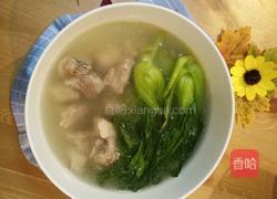 青菜排骨汤的做法图解5