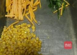 金瓜玉米烙的做法图解4