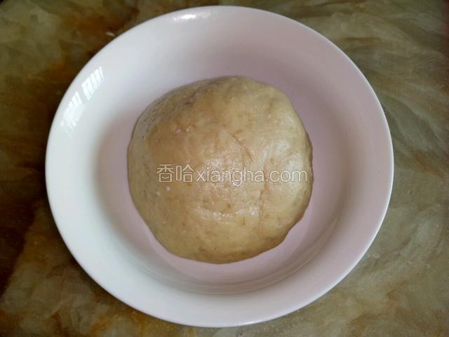 装入容器中，放温暖处自然发酵或用机器加温发酵（天气冷时，建议用烤箱或面包机的发酵功能加速发酵）
