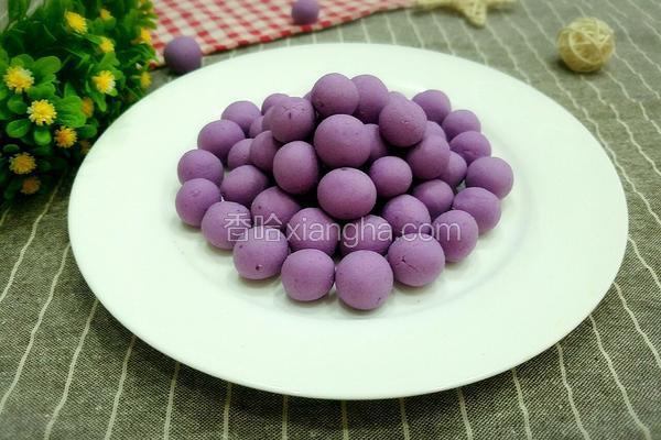 自制紫薯小汤圆