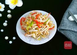 家常炒豆芽的做法图解10