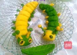 毛毛虫豆沙包的做法图解9