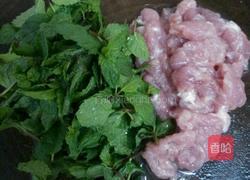 薄荷肉圆汤的做法图解1