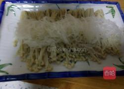 凉拌粉丝金针菇的做法图解5
