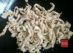 青椒茭白肉丝的做法图解7