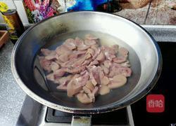 葱爆牛腰的做法图解4