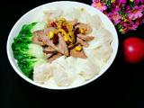 猪肝水饺面