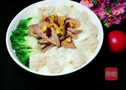 猪肝水饺面的做法图解10