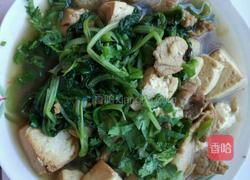 小白菜猪肉豆腐汤的做法图解6