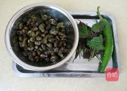 蒸田螺的做法图解1