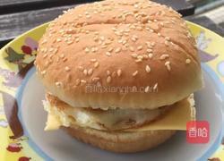 猪柳蛋汉堡的做法图解5