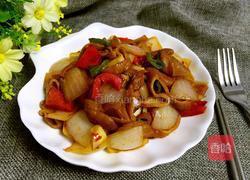 洋葱炒卤肠的做法图解8