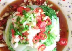 蒜浇白菜的做法图解2