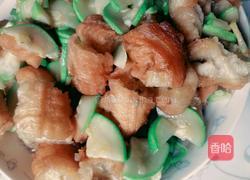 西葫芦炒油条的做法图解3