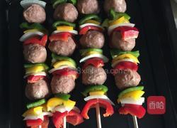 五彩缤纷牛肉丸的做法图解4