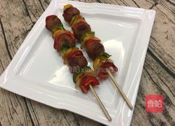 五彩缤纷牛肉丸的做法图解8