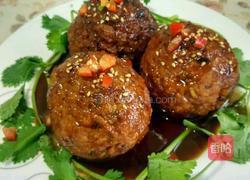 红烧狮子头的做法图解5