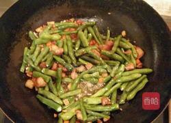肉炒紫豆角的做法图解5
