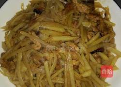 土豆丝炒肉的做法图解7