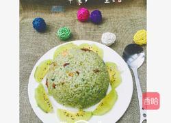 青菜虾仁炒饭的做法图解6