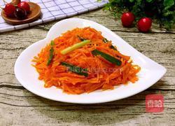 清炒胡萝卜丝的做法图解6
