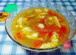 豆皮西红柿肉片汤的做法图解12