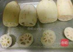 蝶恋花(糯米藕)的做法图解2